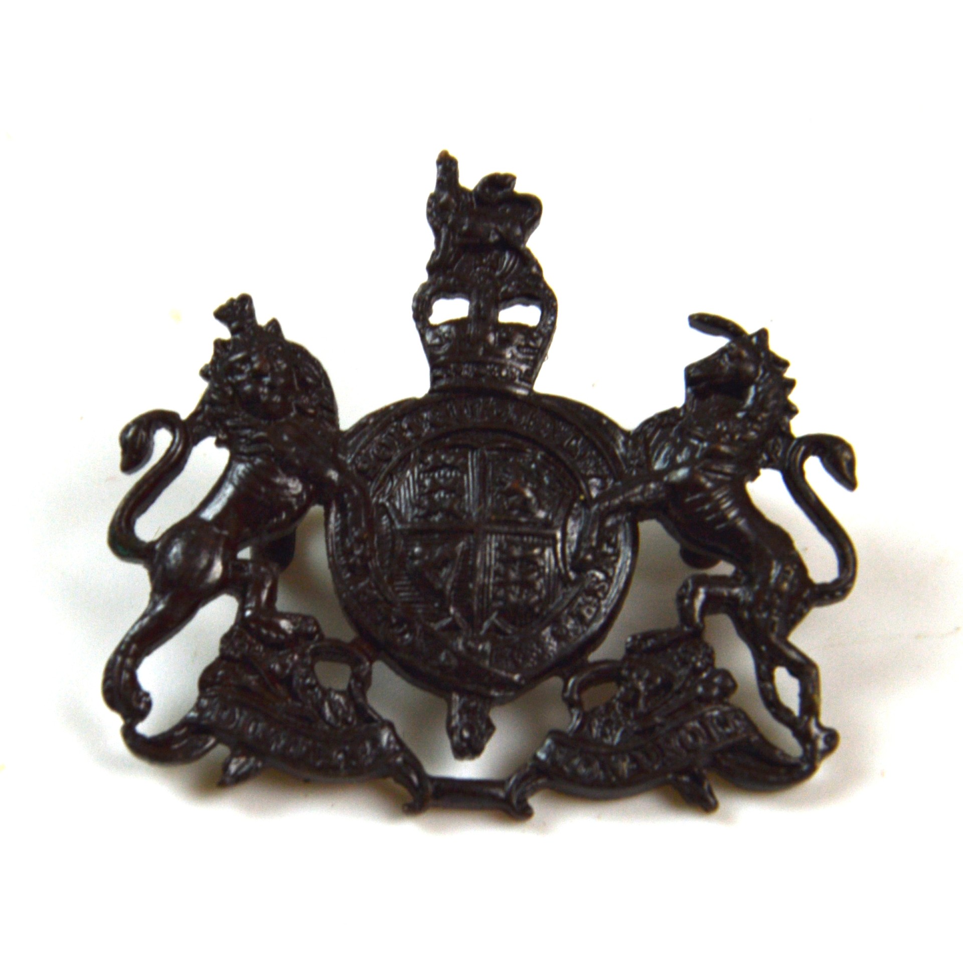 General Service Corps Officer's Service Dress Collar Badge, Queen's Crown