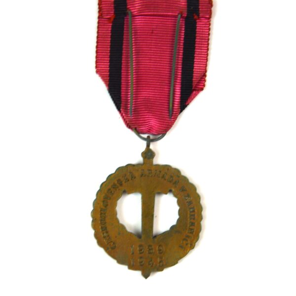Czechoslovakian Commemorative Medal Of The Czechoslovak Army Abroad 1939-1945 - Image 2