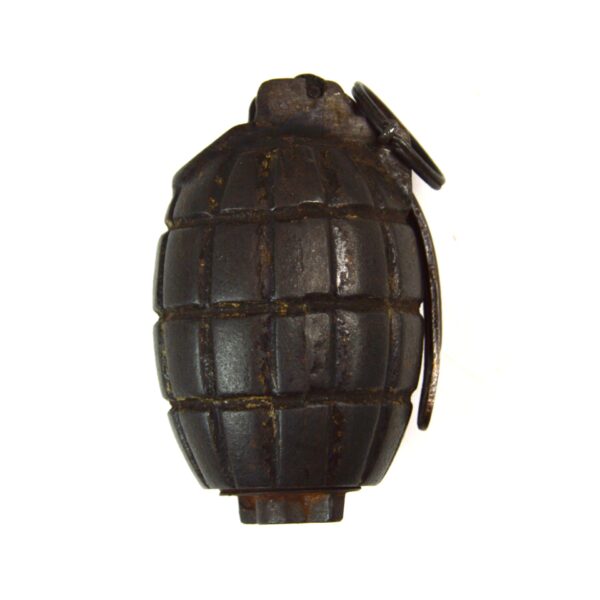 Inert British No. 23 Mk. 2 Mills Bomb, Dated 1917 - Image 2