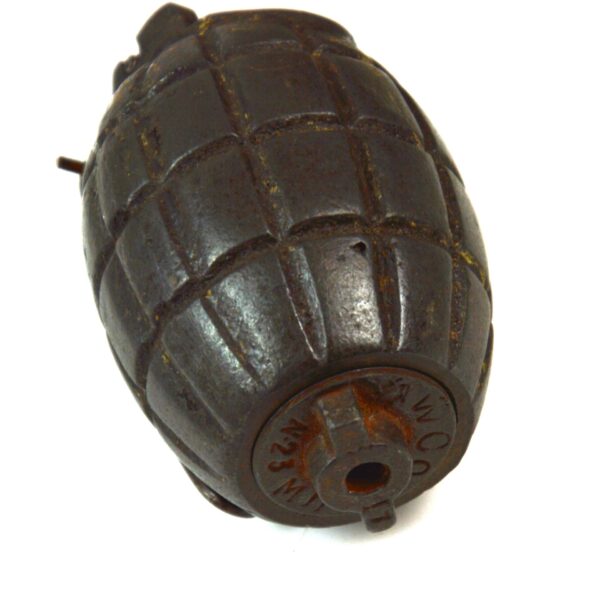 Inert British No. 23 Mk. 2 Mills Bomb, Dated 1917 - Image 4