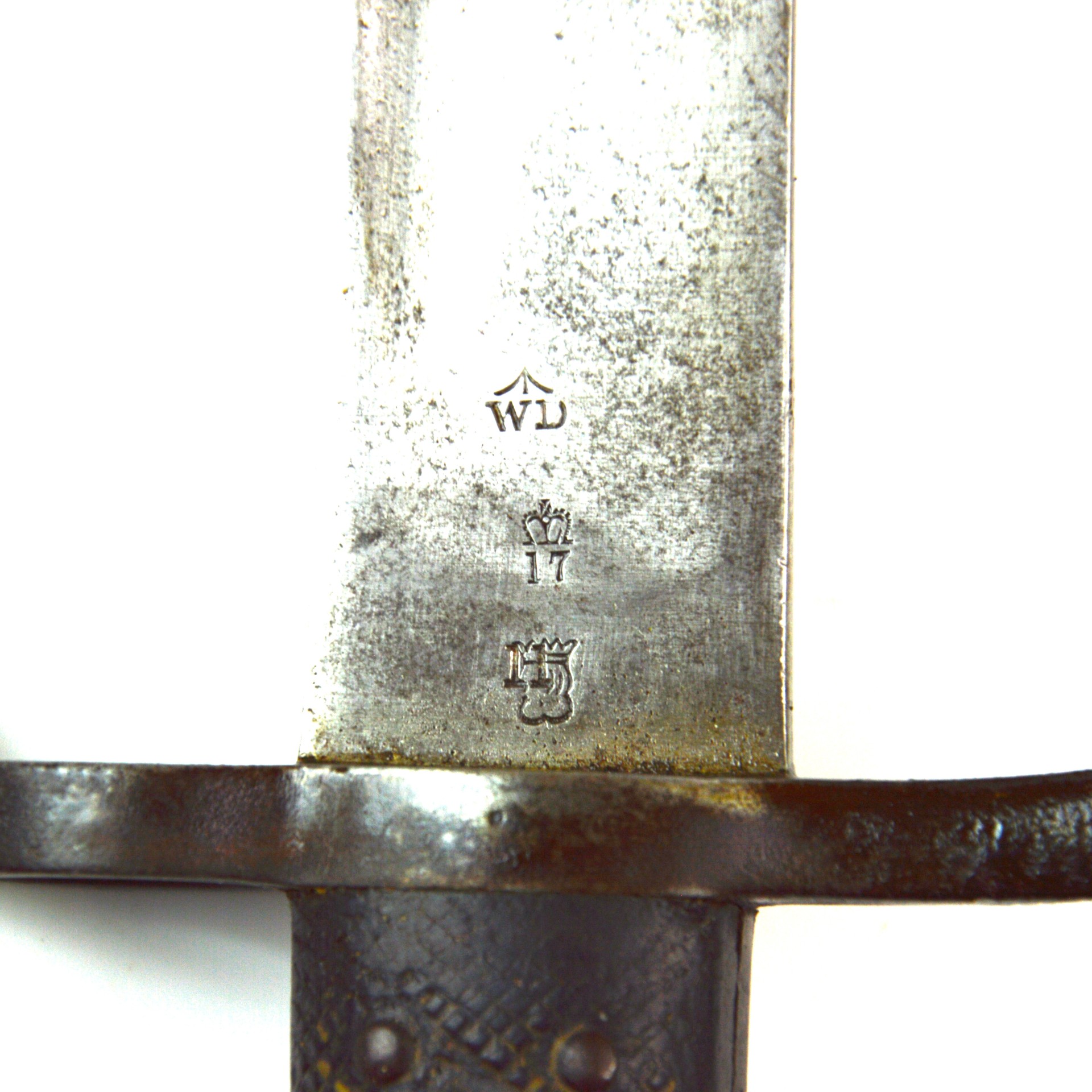 British Pattern 1860 Bushed Martini-Henry Bayonet in Scabbard, Dated 1876, Manufactured Weyersberg - Image 9