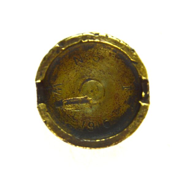 Inert British No. 5 Mk. 1 Mills Bomb, Dated 1916 - Image 3