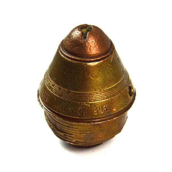 Inert British No. 101 Mk. 2 Artillery Fuse, Dated 1916 - Image 2