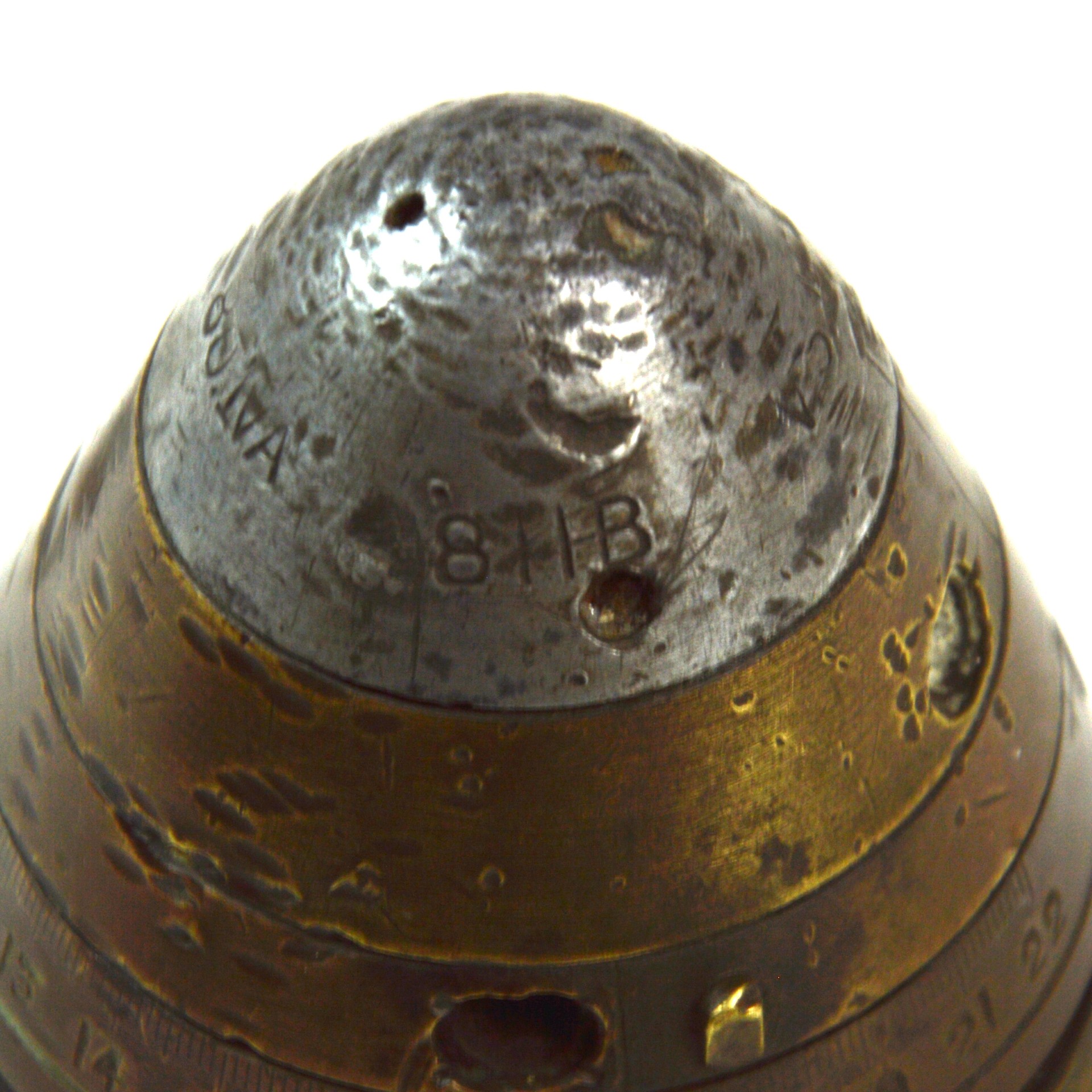 Inert British No. 80 Mk. 4A Artillery Fuse, Dated June 1916, Manufactured by Vickers, Sons and Maxim - Image 4