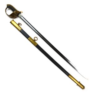 Victorian British 1846 Pattern Master-at-Arms Warrant Officer's Sword in Scabbard