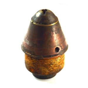 Inert British No. 101E, Mk. III Artillery Fuse, Dated 1917