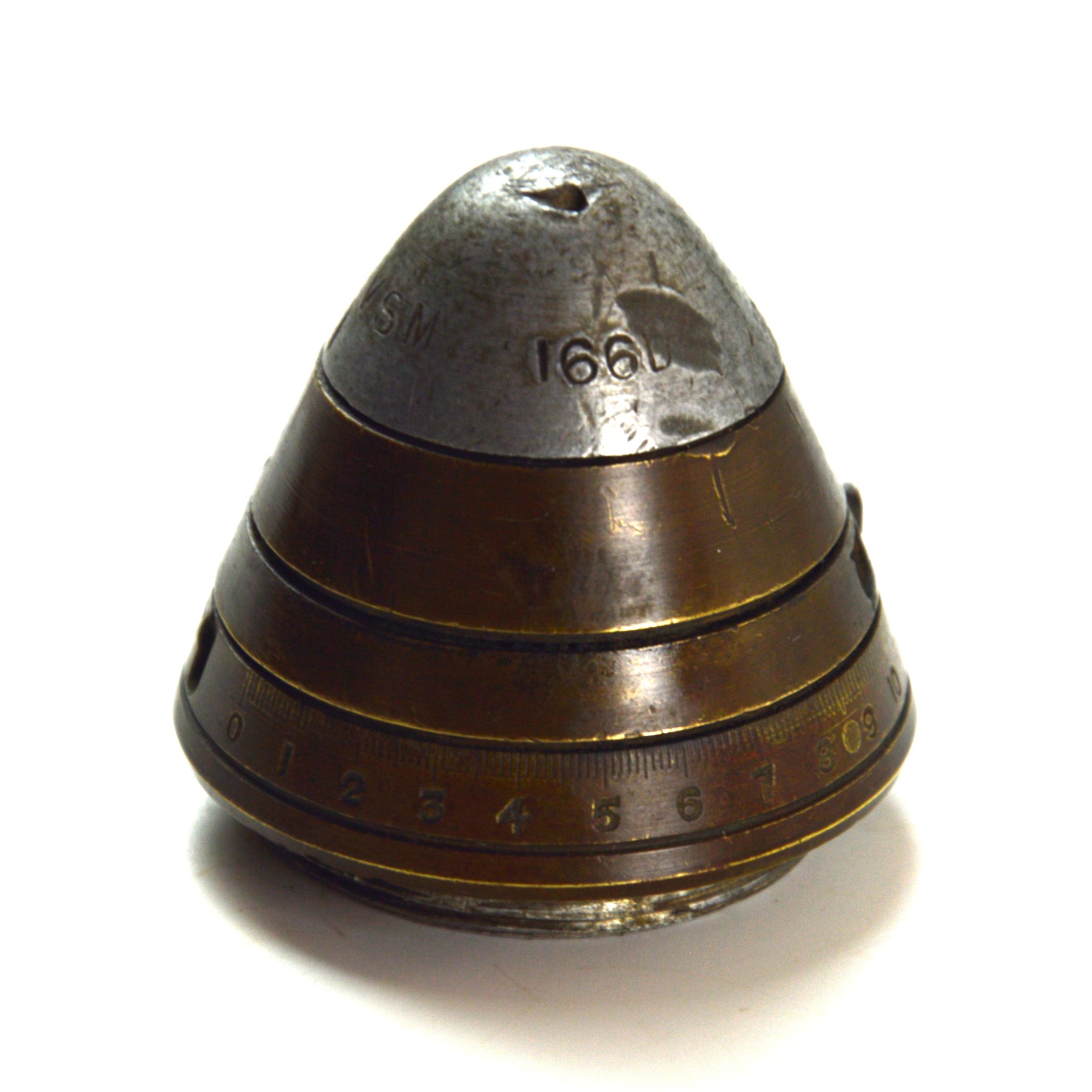 Inert British No. 80 Mk. 4A Artillery Fuse, Dated February 1917, Manufactured by Vickers, Sons and Maxim - Image 2