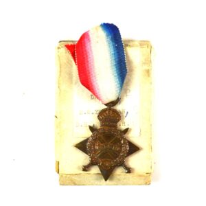1914-15 Star in Box, Deckhand Herbert W Youngman, Royal Naval Reserve