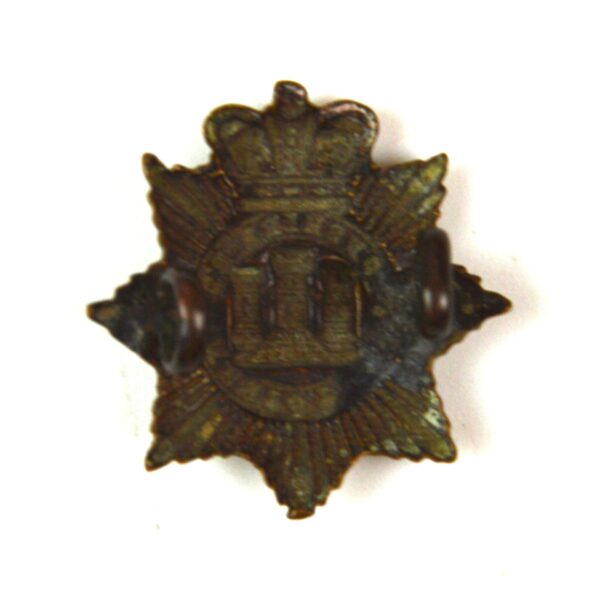 Devonshire Regiment (1899-1902 Pattern) Collar Badge, Queen Victoria Crown - Image 2