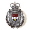 West Mercia Police (2009-2023 Pattern) Chrome and Enamel Helmet Plate, Queen's Crown