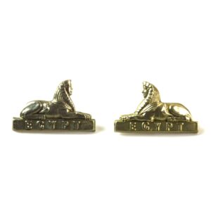 South Wales Borderers / Lincolnshire Regiment (1898-c.1950s Pattern) Collar Badges, Pair
