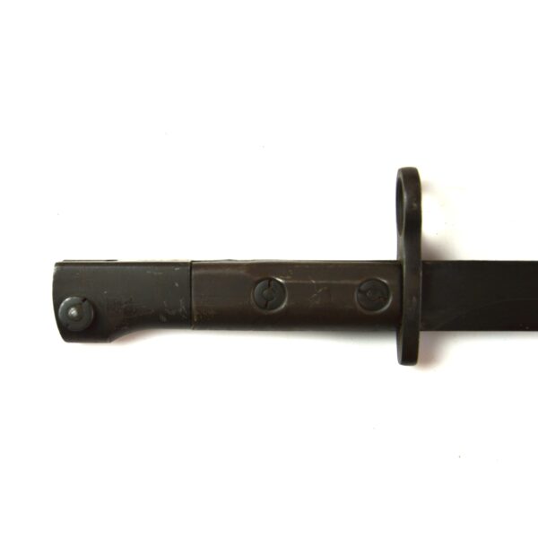 South African S1 Uzi Bayonet in Plastic Scabbard and Frog - Image 5