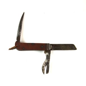 British WWII-Era Jack Knife, Marked "NKF"