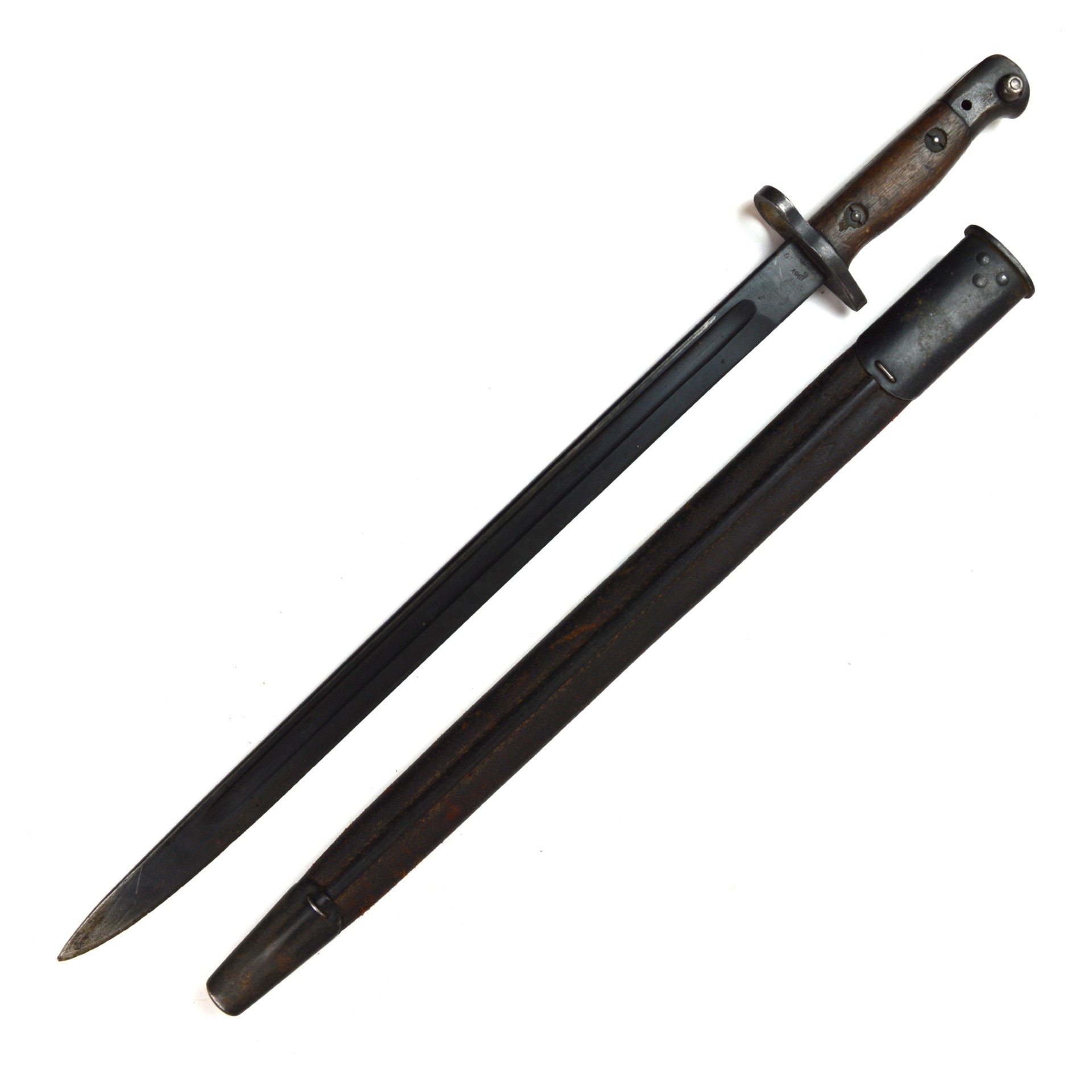 South African Police 1907 Pattern Bayonet, Manufactured by Sanderson, May 1917 - Image 2