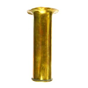 British Naval 6 Pounder Mk. IV Trench Art Vase Shell Case, Dated 1911 by King's Norton