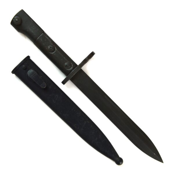 South African S1 Uzi Bayonet in Steel Scabbard