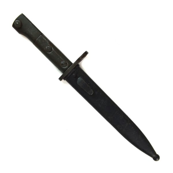 South African S1 Uzi Bayonet in Steel Scabbard - Image 3