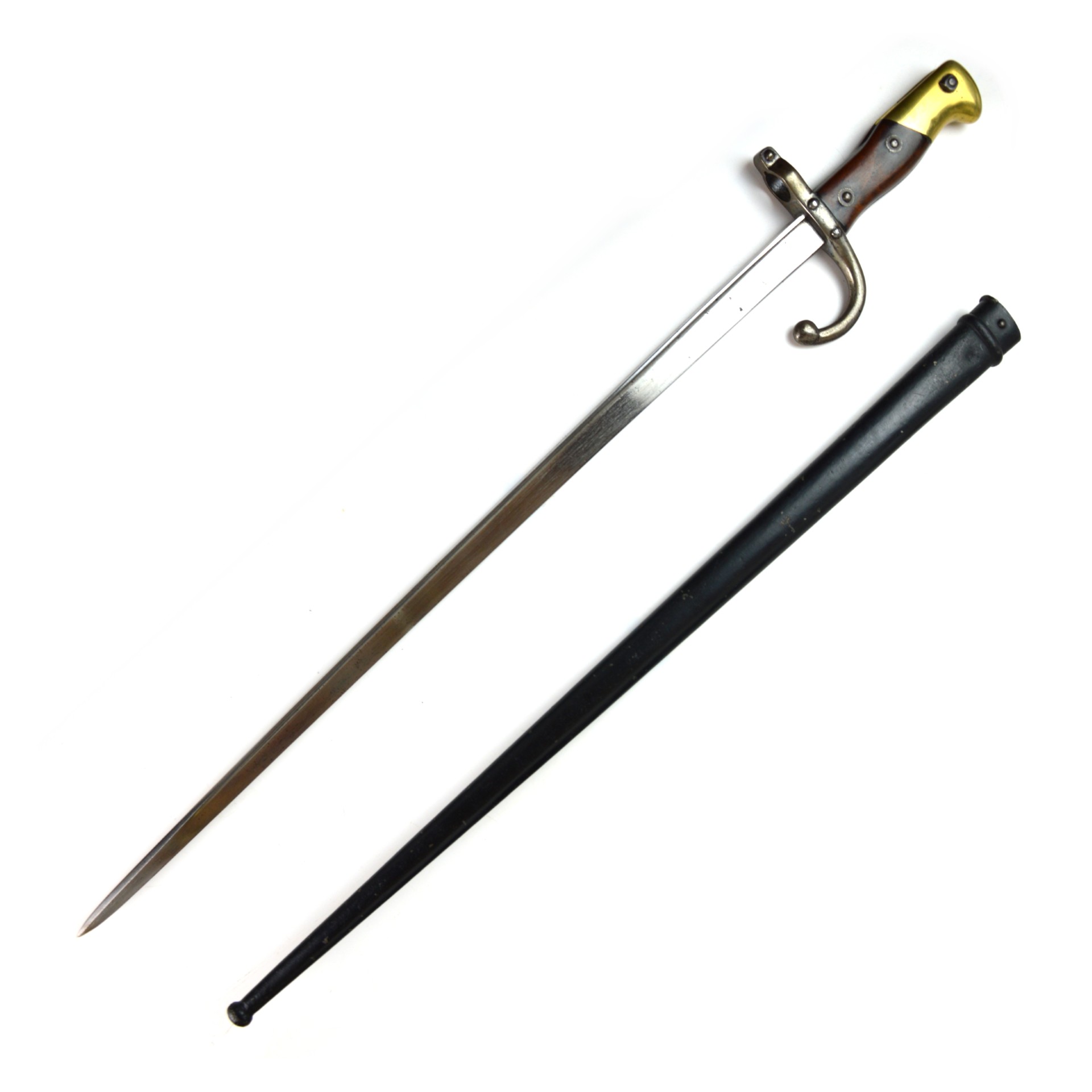 French M1874 Gras Bayonet, Manufactured by St. Etienne Weapons Factory, August 1877 - Image 2