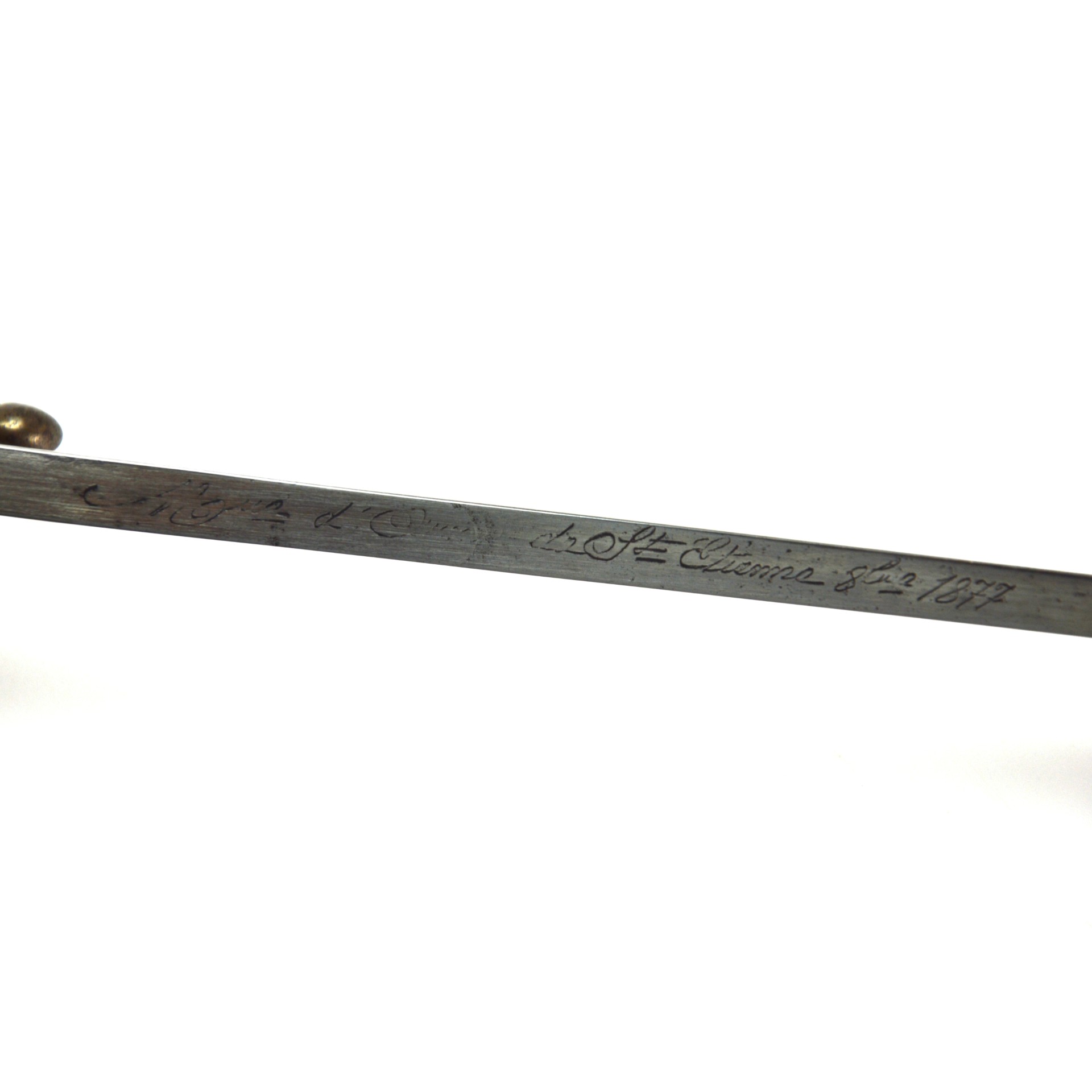 French M1874 Gras Bayonet, Manufactured by St. Etienne Weapons Factory, August 1877 - Image 8