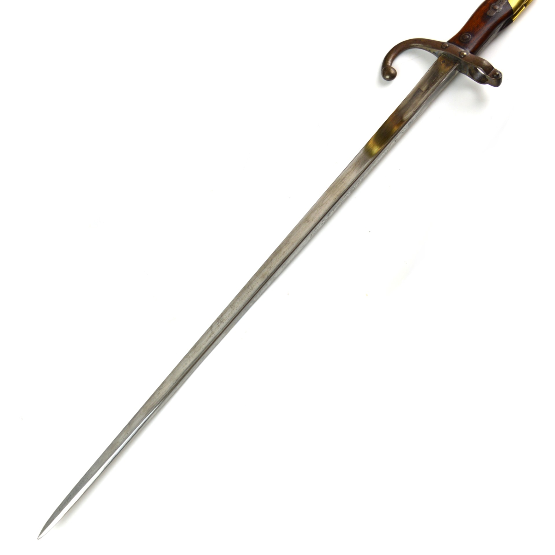 French M1874 Gras Bayonet, Manufactured by St. Etienne Weapons Factory, August 1877 - Image 6