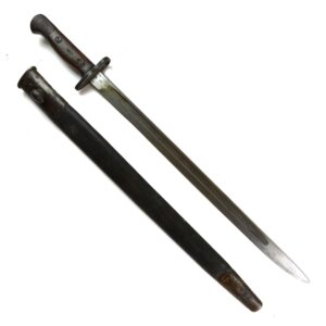 British South African 1907 Pattern Bayonet in Scabbard, Wilkinson, Dated 1915
