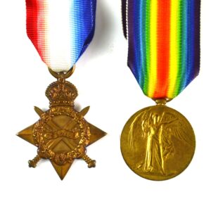 1914-15 Star and Victory, Private Ernest Kitching, 3/1st Battalion, Yorkshire Hussars