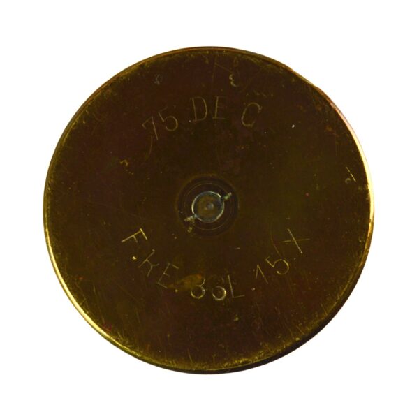 French 75mm M1897 Field Artillery Shell Case, Dated 1915 - Image 4