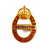 Air Raid Precautions (ARP) School Instructor Enamel Lapel Badge, King's Crown
