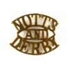 Sherwood Foresters (Nottinghamshire and Derbyshire Regiment) (NOTTS / AND / DERBY, 1902-1920 Pattern) Brass Shoulder Title
