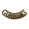 Gordon Highlanders (GORDONS, 1922-c.1960s Pattern) Brass Shoulder Title