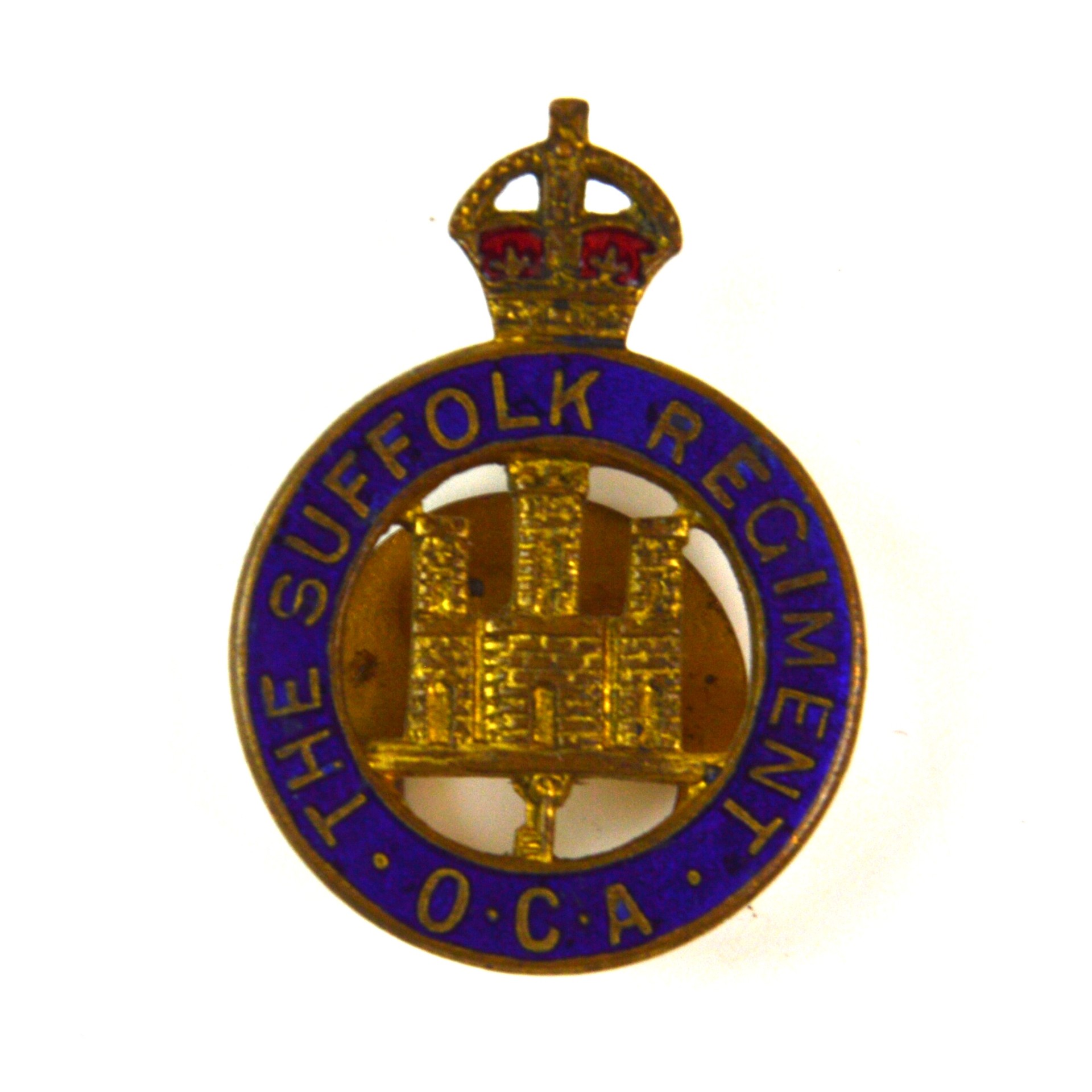 Suffolk Regiment Old Comrades Association Lapel Badge