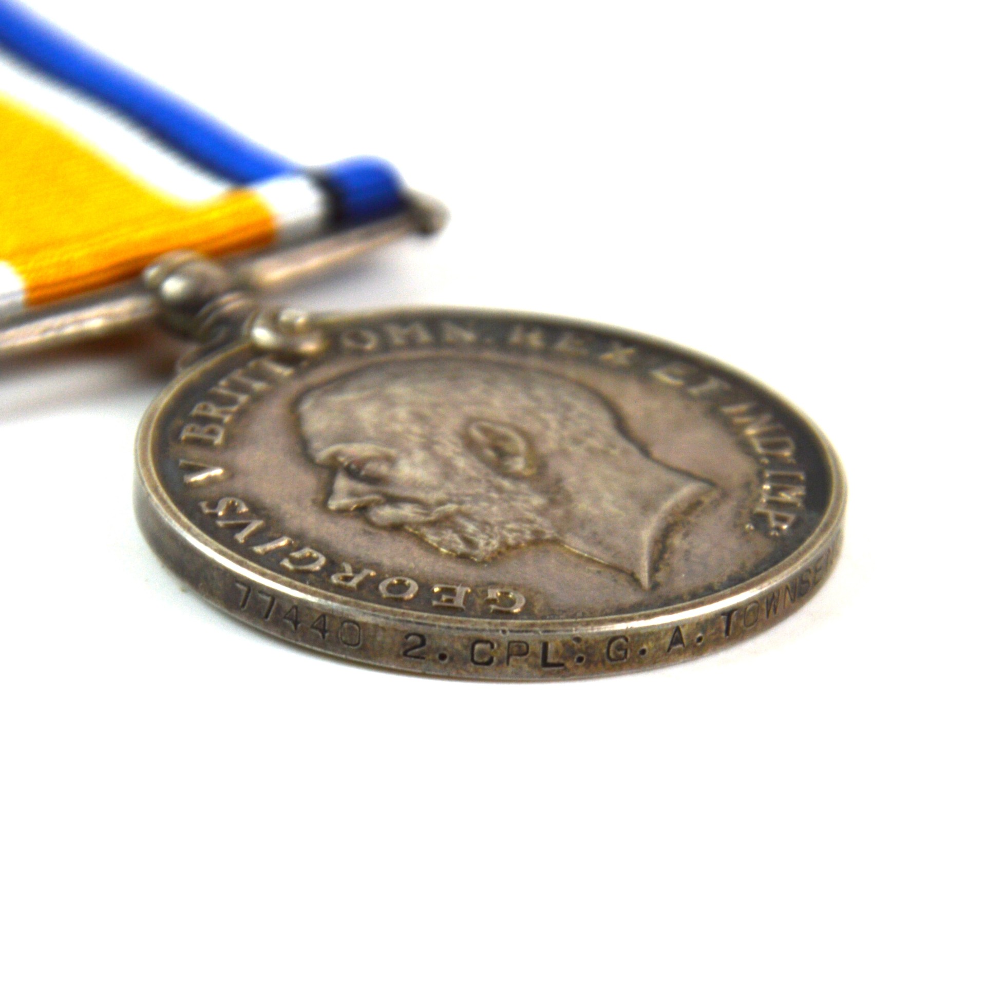 British War Medal 1914-1918, 2nd Corporal George Alfred Townsend, Signal Company, Royal Engineers - Image 4