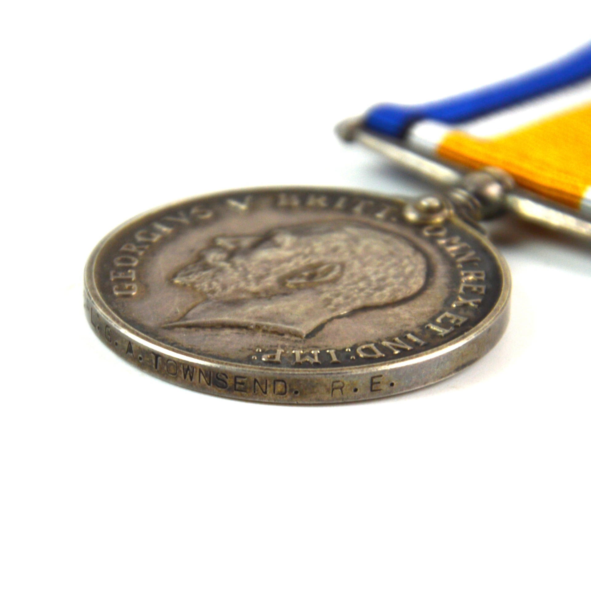 British War Medal 1914-1918, 2nd Corporal George Alfred Townsend, Signal Company, Royal Engineers - Image 3