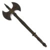 Antique Medieval Style Cast Iron Double-Headed Axe