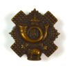 Highland Light Infantry (HLI) (1902-1953 Pattern) Officer's Service Dress Bronze Collar Badge, Original