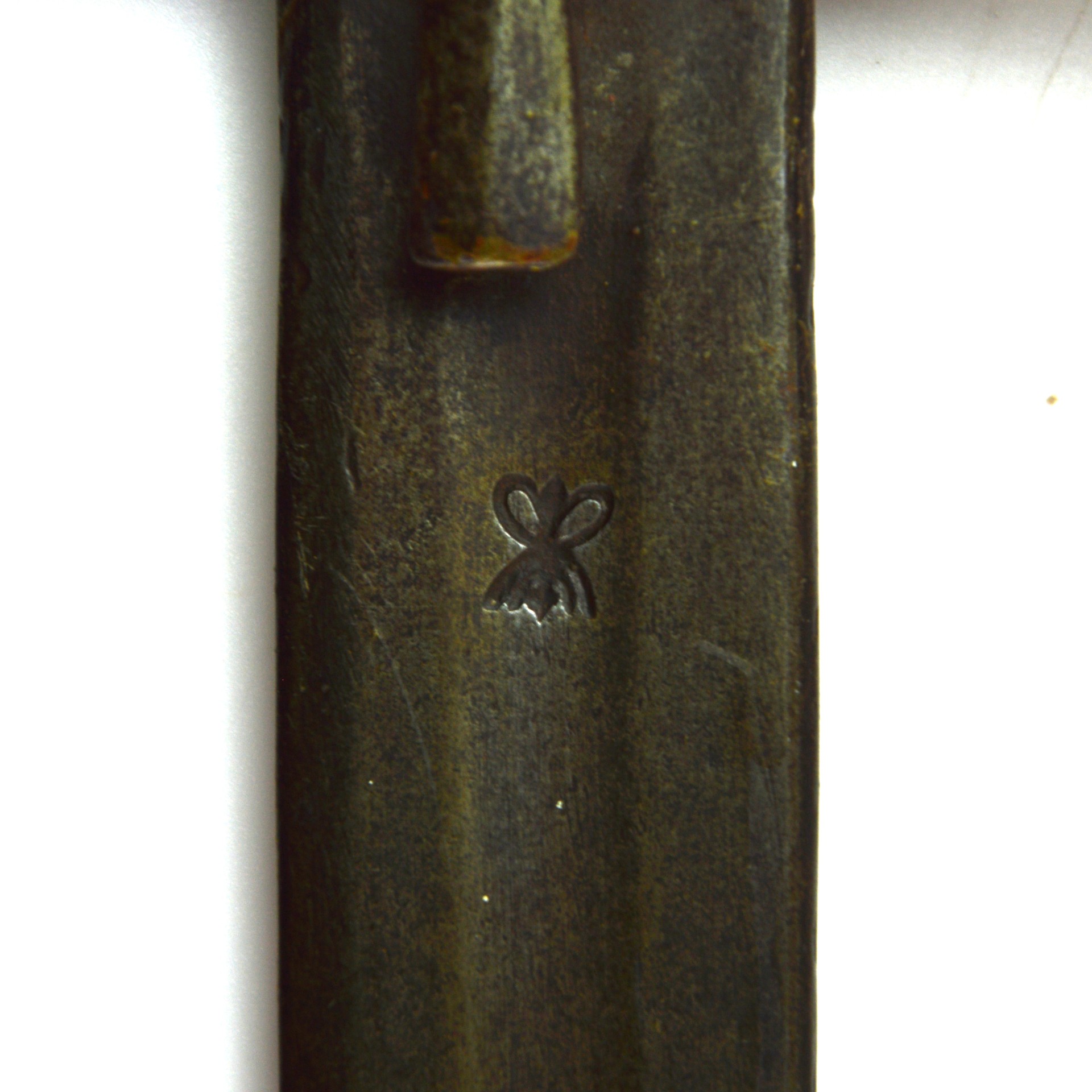 19th Century Sudanese Kaskara Sword with Copper Inlay Markings - Image 5