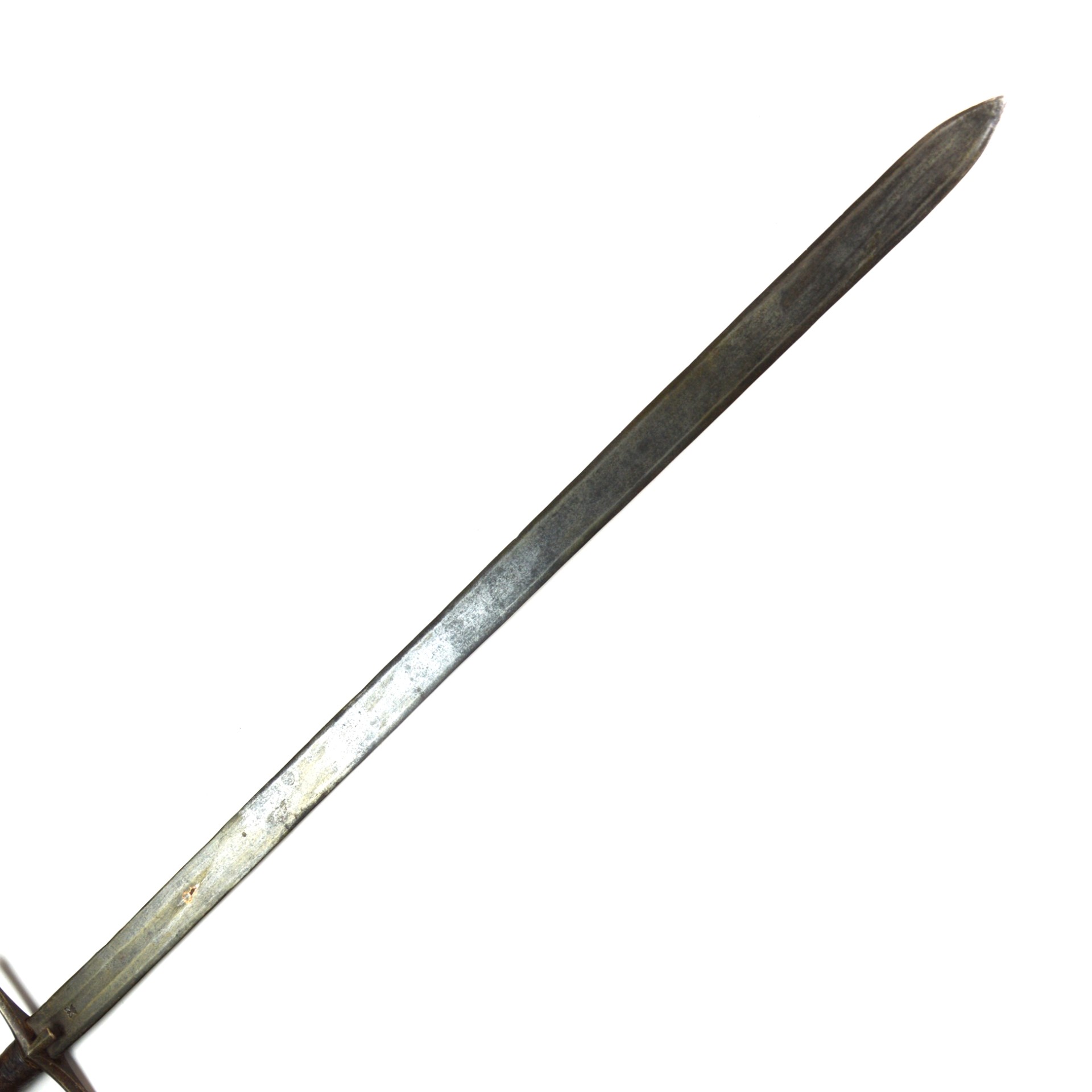 19th Century Sudanese Kaskara Sword with Copper Inlay Markings - Image 9