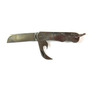 British Army Issue Double-Bladed HM Slater CC1286 Pocket Knife, Dated 1952