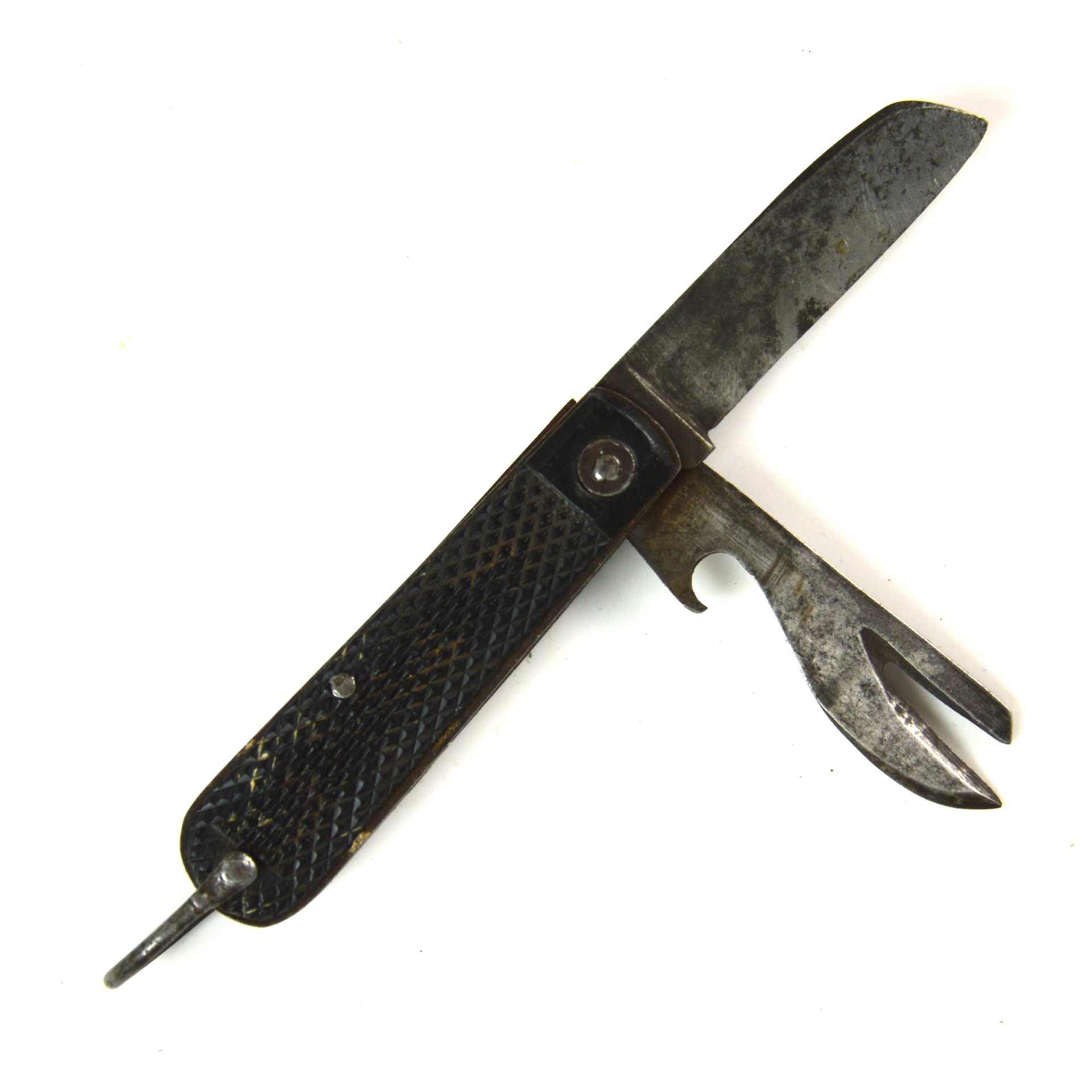 British WWII Army Jack Knife, Manufactured by Sheffield Steel Products, Dated 1943