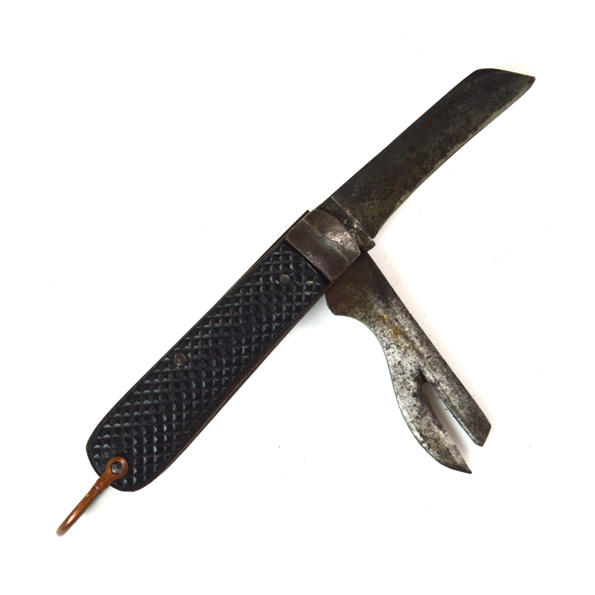 British WWII Army Jack Knife, Manufactured by Davenport Cutlery Company, Dated 1940 - Image 6