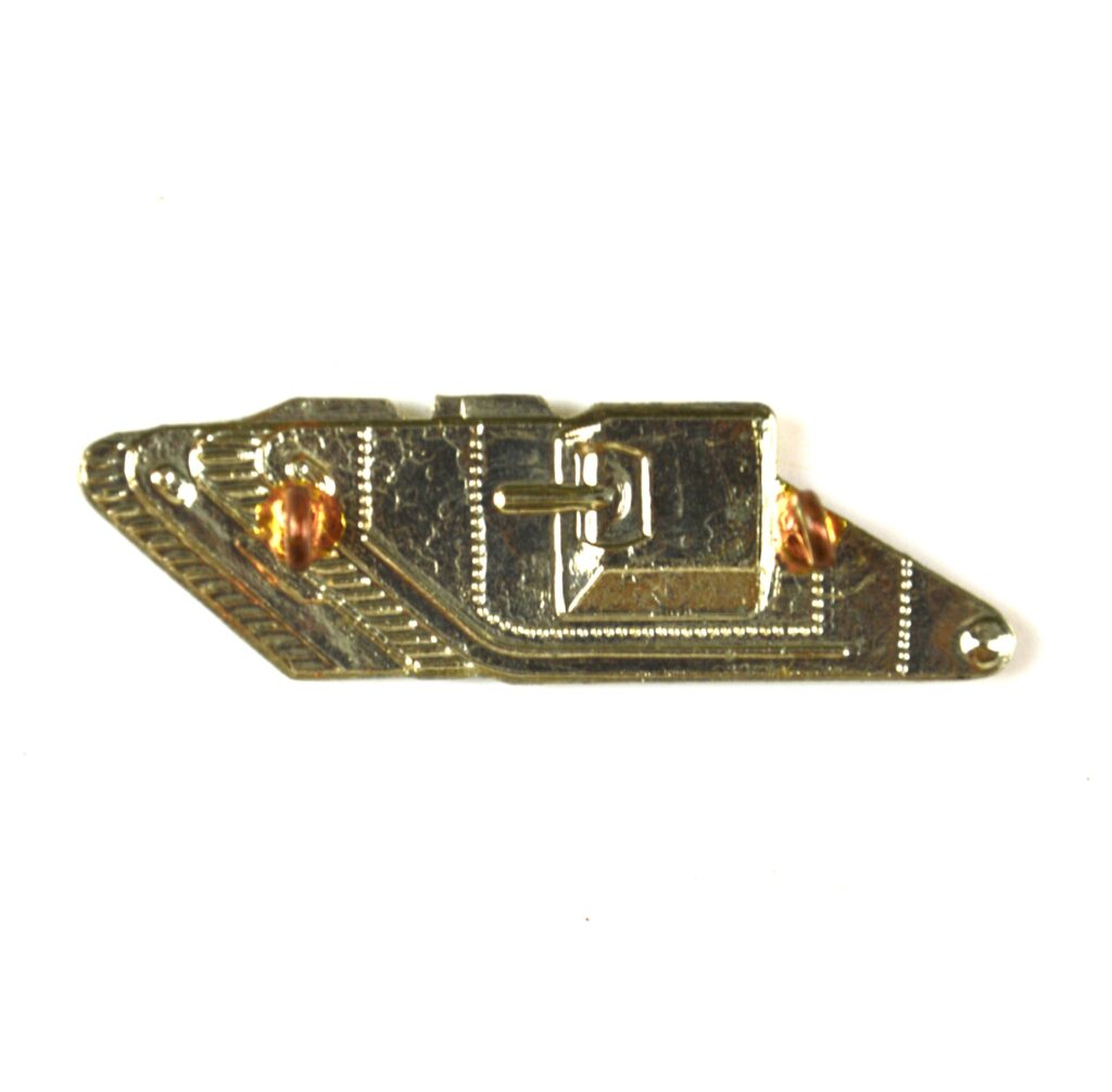 Tank Driver Pin Tank Corps Tank Drivers Trade (White Metal) Sleeve Badge, Restrike ...