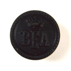 British European Airways (1946-1971) Black Button (23mm)