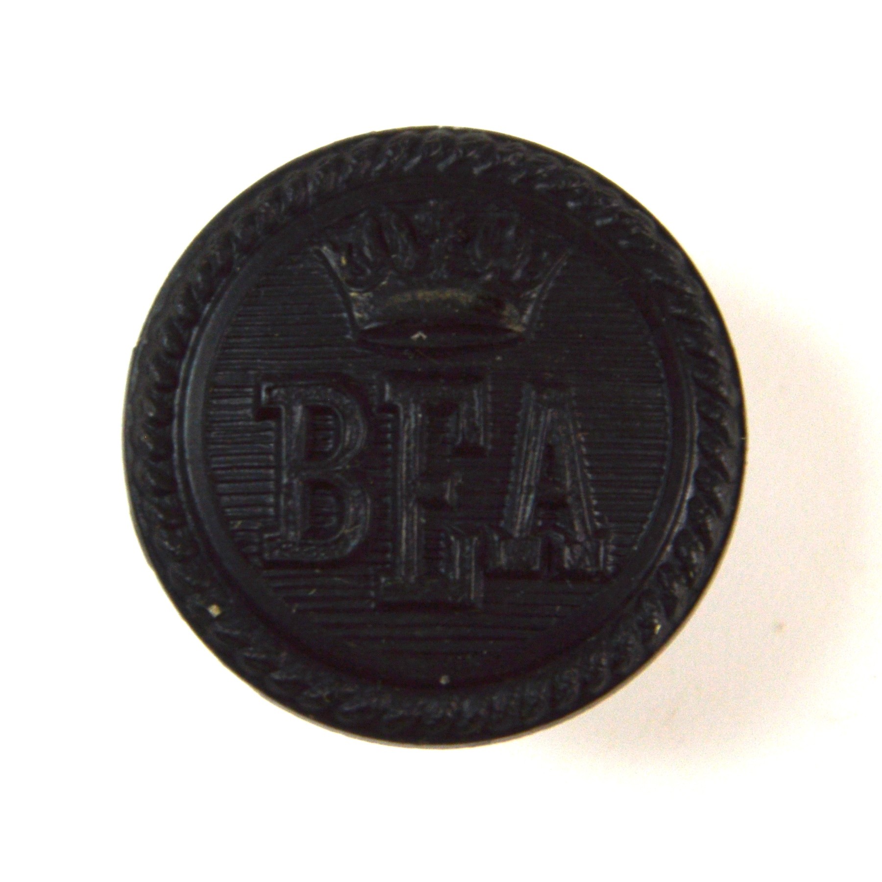 British European Airways (1946-1971) Black Button (23mm)