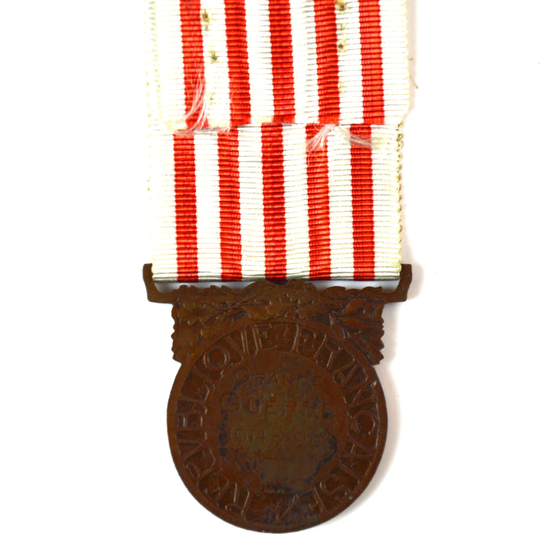 French 1914–1918 Commemorative War Medal - Image 2