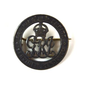 British Silver War Badge, Number 204620, Lance Sergeant Thomas Raybould, 1st Grenadier Guards