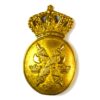 Swedish Police Helmet Badge