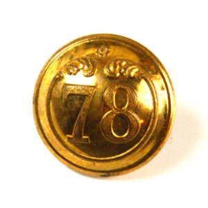 French 78e Régiment Infanterie de Ligne (1854-1871 Pattern) Officer's Button (22mm)