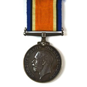 British War Medal 1914-1918, Motor Boatman Motorman Mechanic John Sandys, Royal Naval Volunteer Reserve (RNVR)