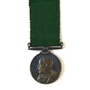 Volunteer Force Long Service Medal, Edward VII (Colonial Issue), Contemporary Miniature