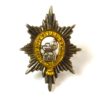 Worcestershire Regiment (1925-1970 Pattern) Silver and Gilt Officer's Collar Badge, Marked "J. R. Gaunt, London"